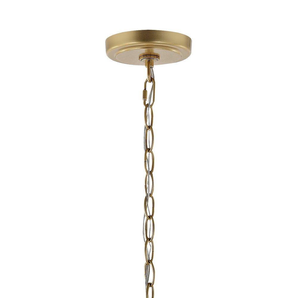 Ruth Traditional Classic Lantern Metal/Glass Led Pendant. Picture 3