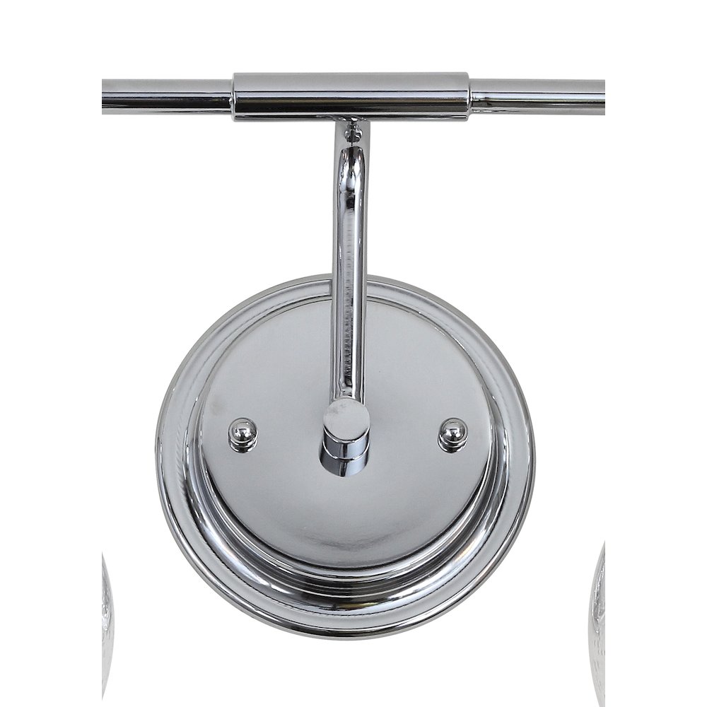 Shirley Metal Bubbled Glass Vanity Light. Picture 6