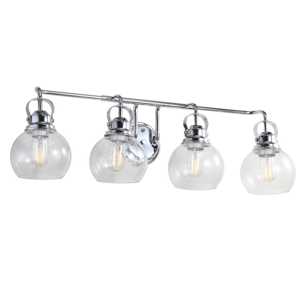 Shirley Metal Bubbled Glass Vanity Light. Picture 4