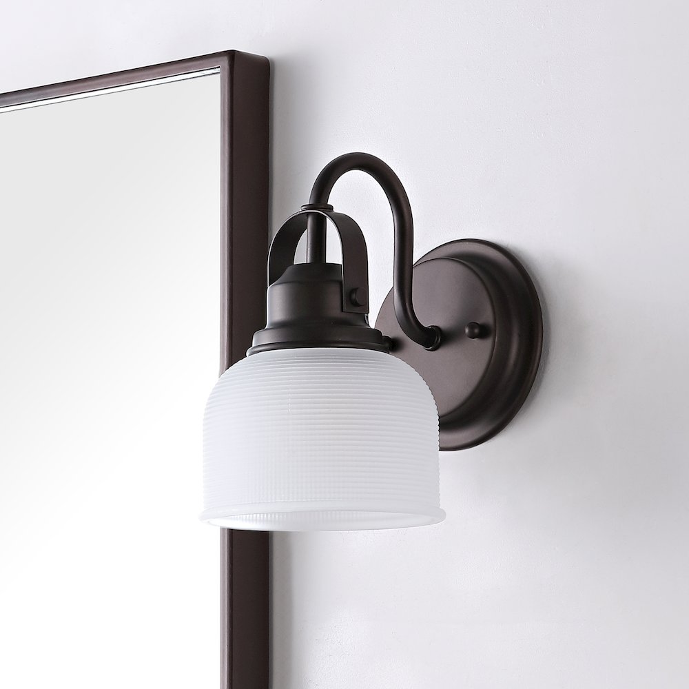Virginia Metal/Glass Led Vanity Light. Picture 8