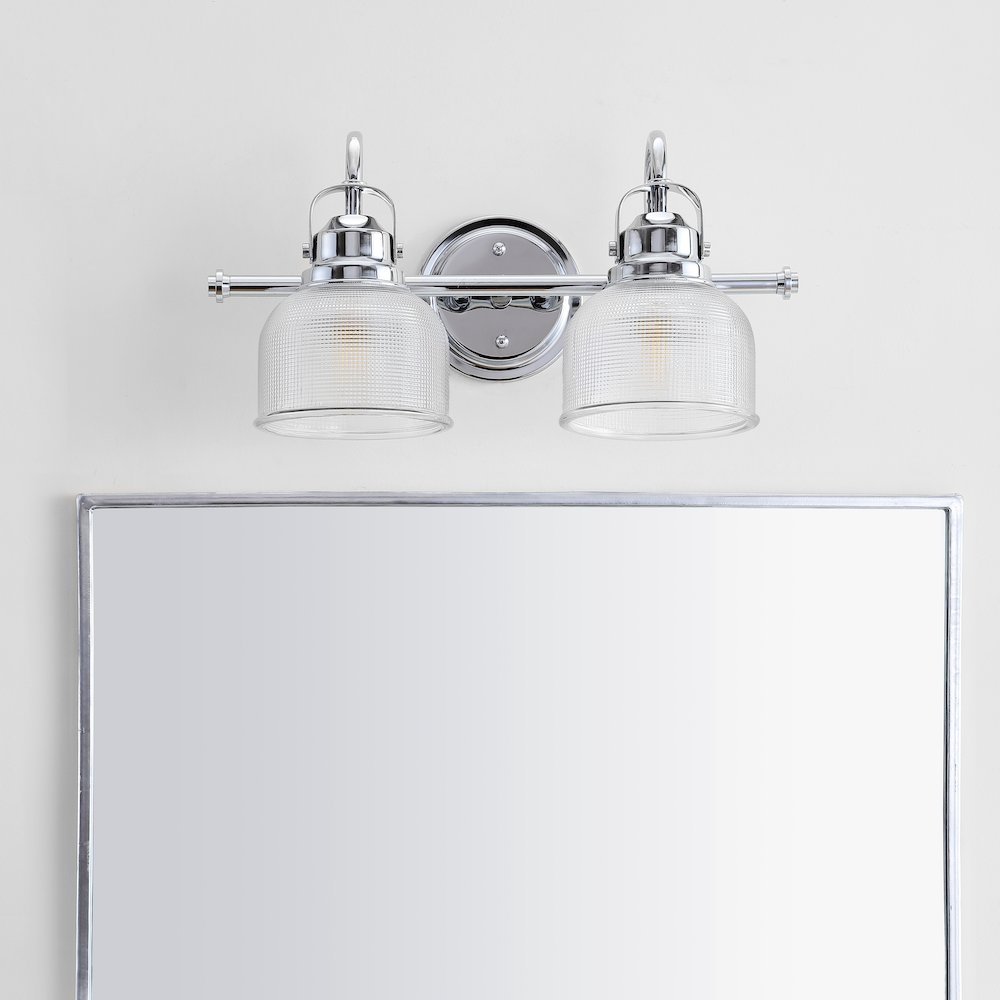 Virginia Metal/Glass Led Vanity Light. Picture 8