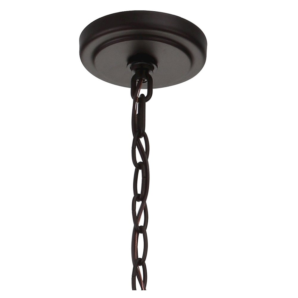 Anna Metal/Glass Led Pendant. Picture 4
