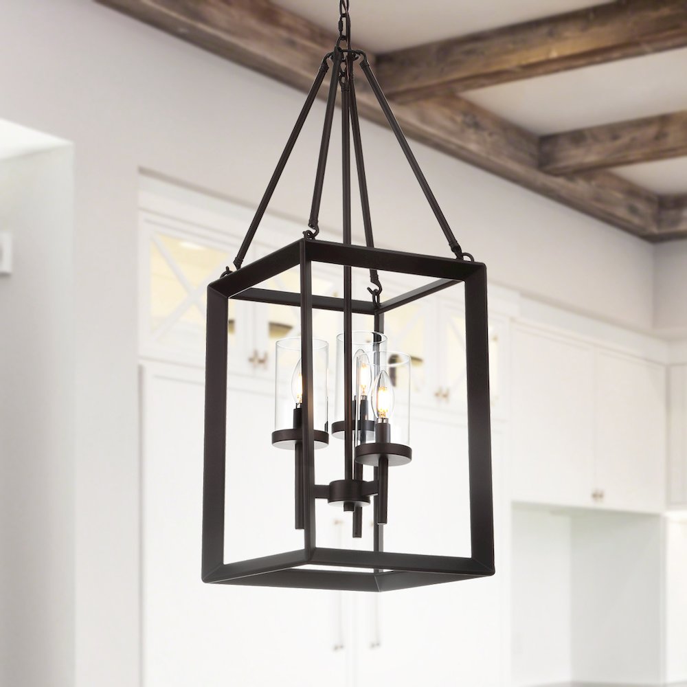 Anna Metal/Glass Led Pendant. Picture 8
