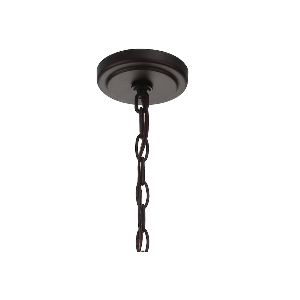 Anna Metal/Glass Led Pendant. Picture 4