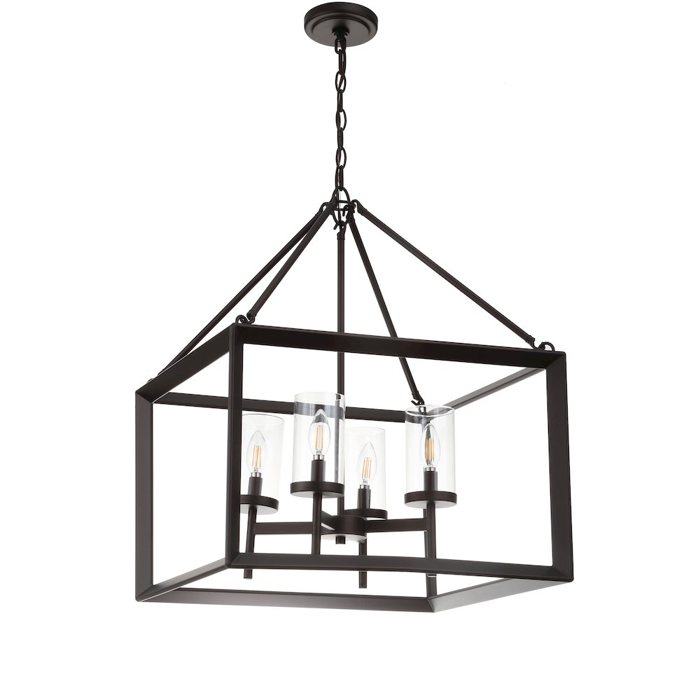 Anna Metal/Glass Led Pendant. Picture 2