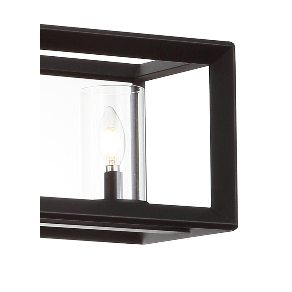 Anna Linear Metal/Glass Led Pendant. Picture 3