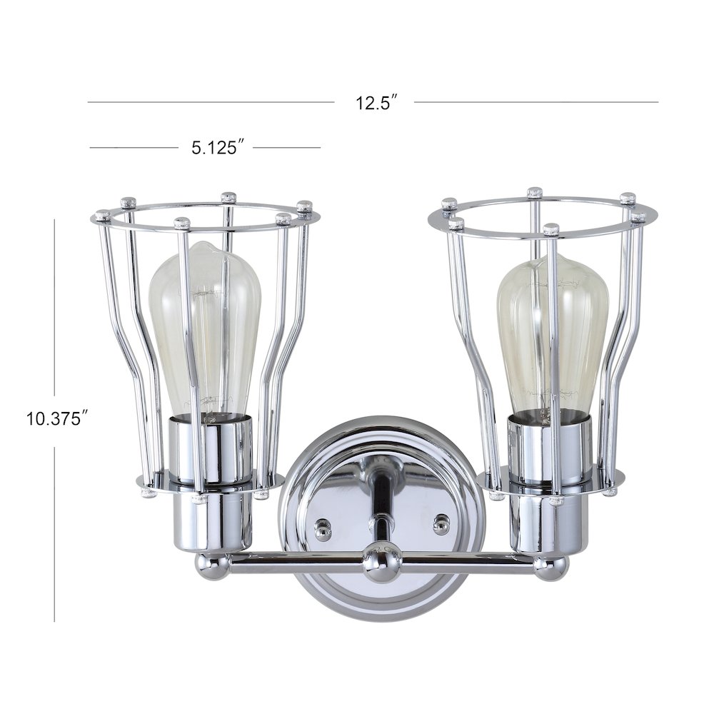Evelyn Metal Vanity Light. Picture 14
