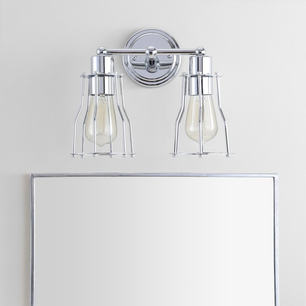 Evelyn Metal Vanity Light. Picture 12