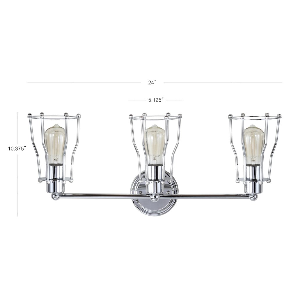 Evelyn Metal Vanity Light. Picture 14