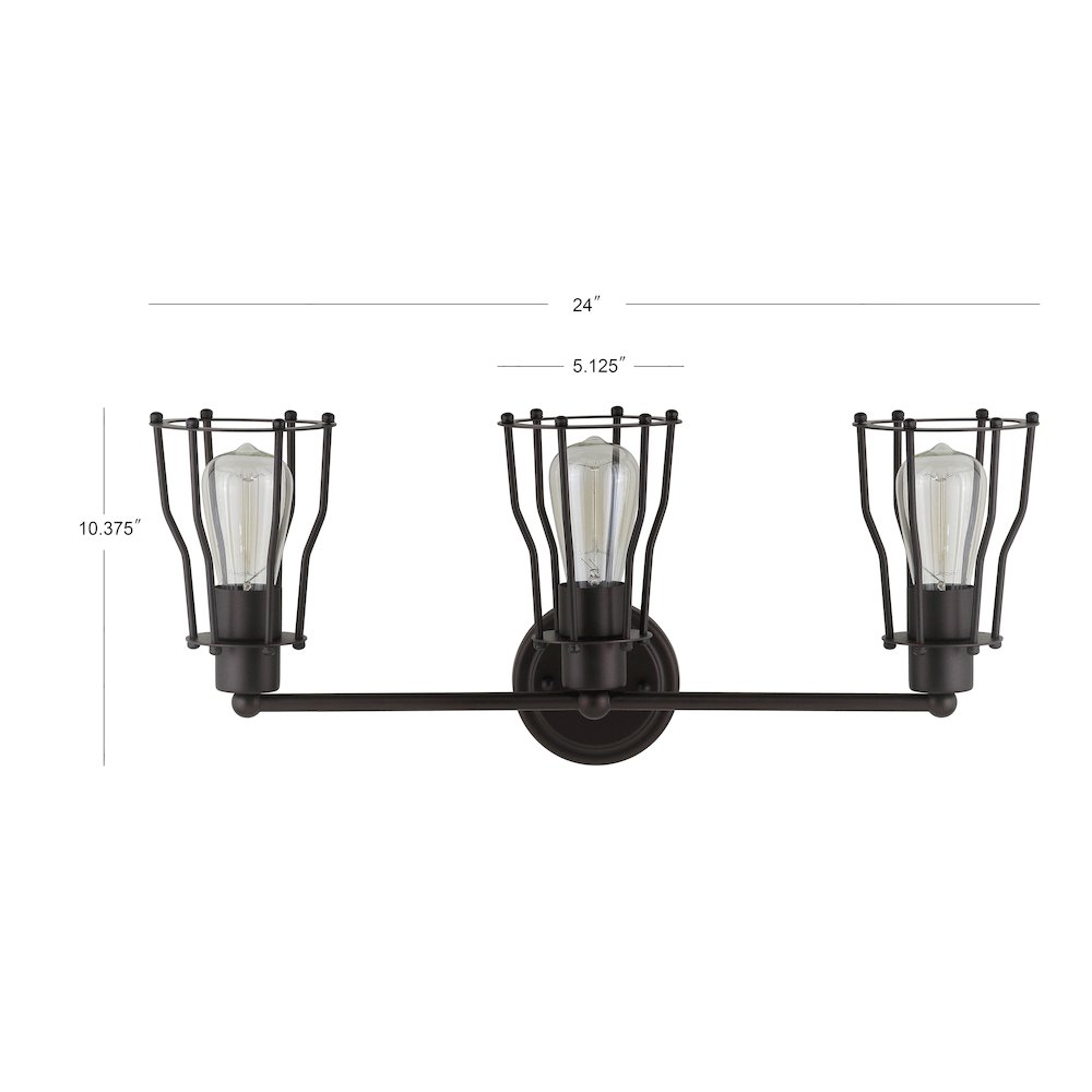 Evelyn Metal Vanity Light. Picture 13