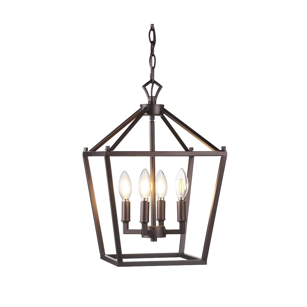 Pagodabulb Lantern Metal Led Pendant. Picture 10