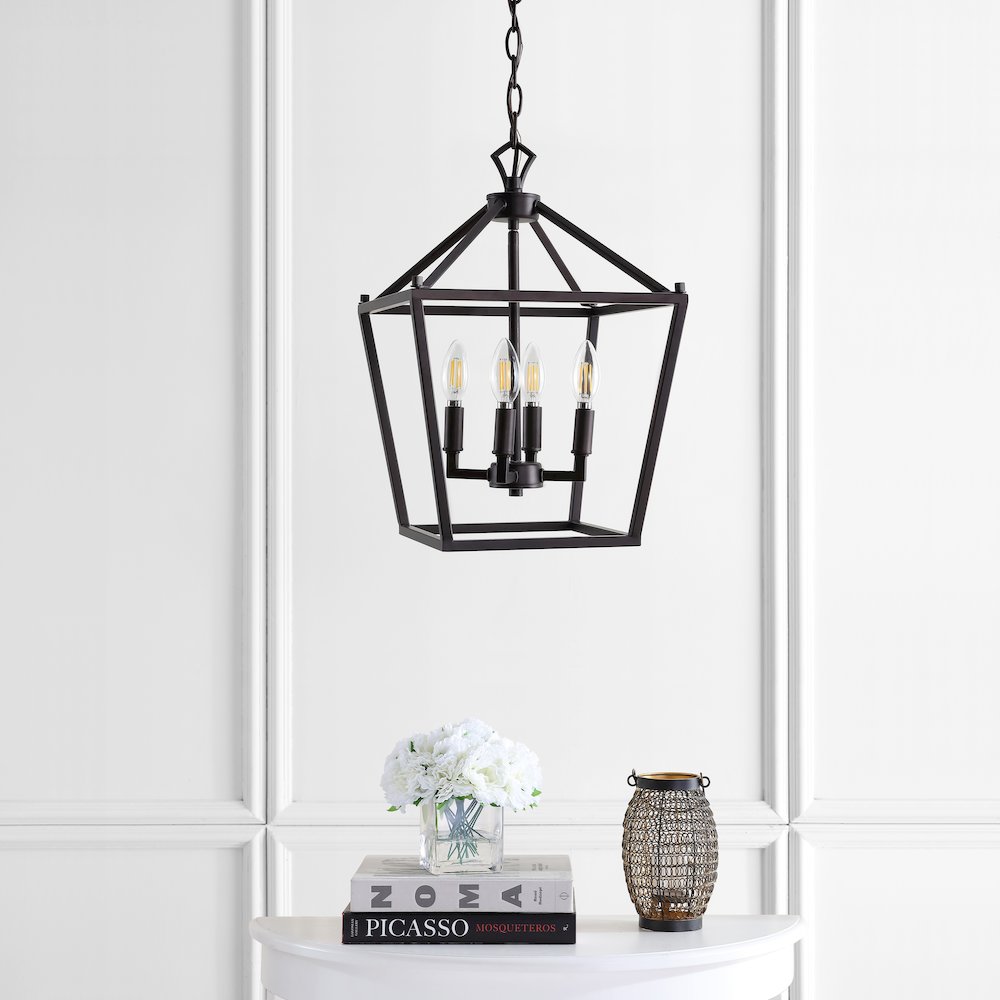 Pagodabulb Lantern Metal Led Pendant. Picture 7