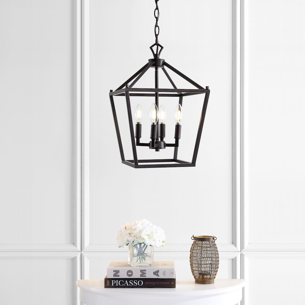 Pagodabulb Lantern Metal Led Pendant. Picture 8