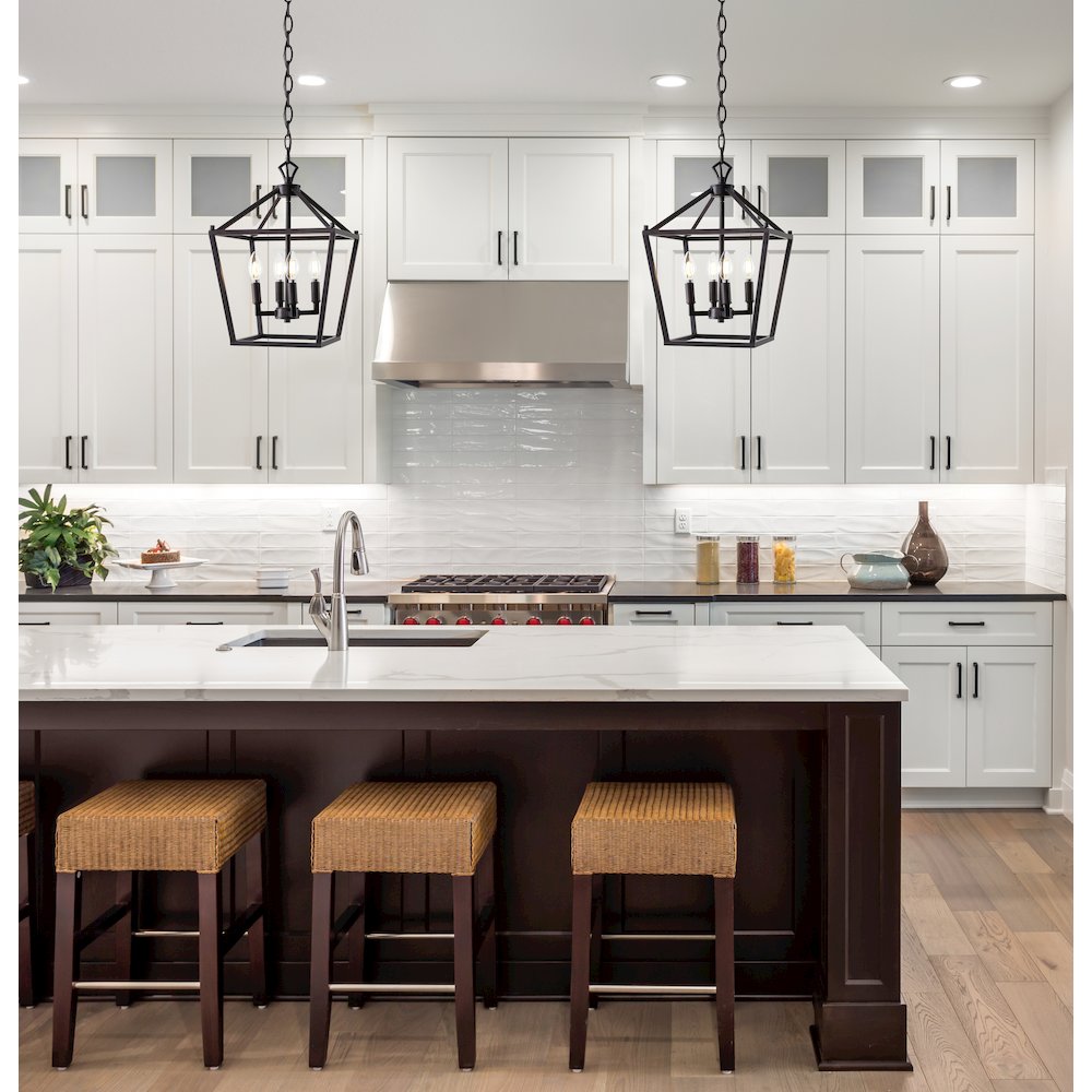 Pagodabulb Lantern Metal Led Pendant. Picture 9