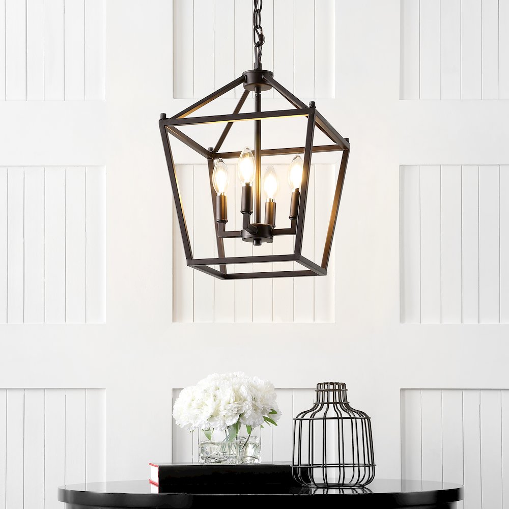 Pagodabulb Lantern Metal Led Pendant. Picture 5