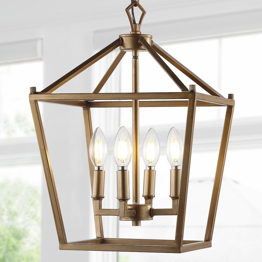 Pagodabulb Lantern Metal Led Pendant. Picture 13