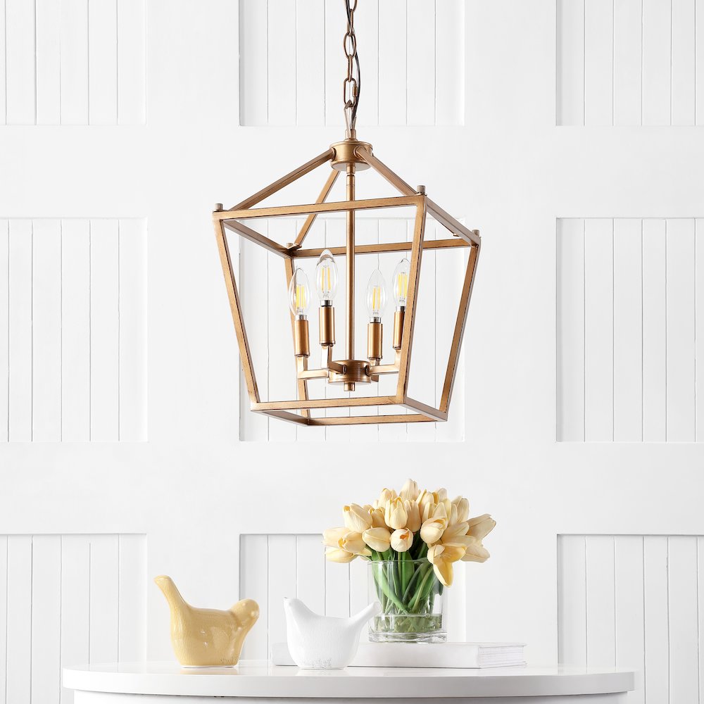 Pagodabulb Lantern Metal Led Pendant. Picture 6