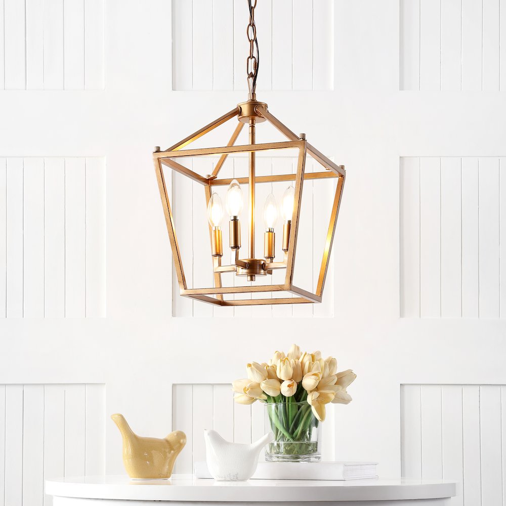Pagodabulb Lantern Metal Led Pendant. Picture 5