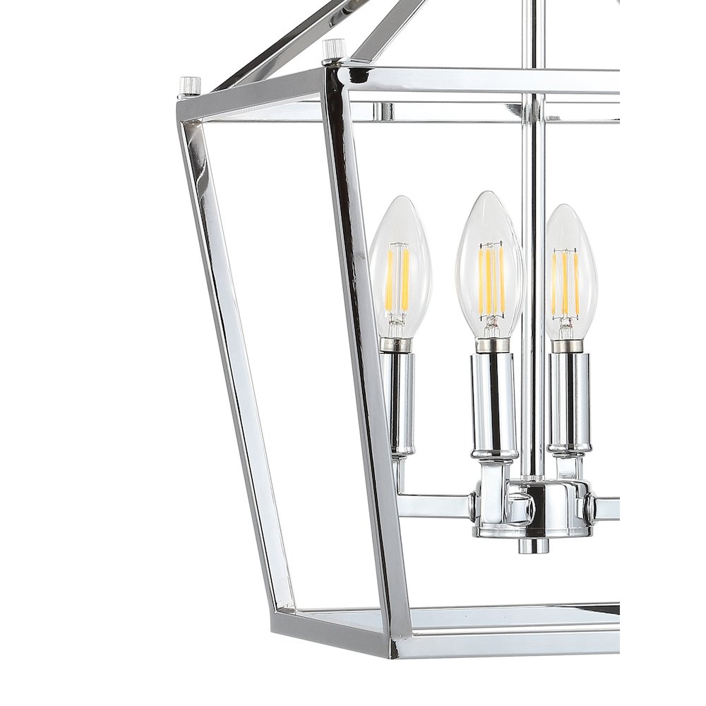 Pagodabulb Lantern Metal Led Pendant. Picture 3