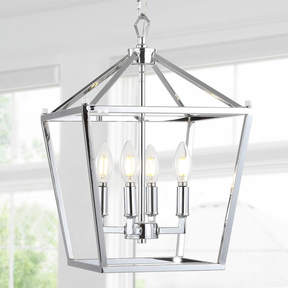 Pagodabulb Lantern Metal Led Pendant. Picture 14