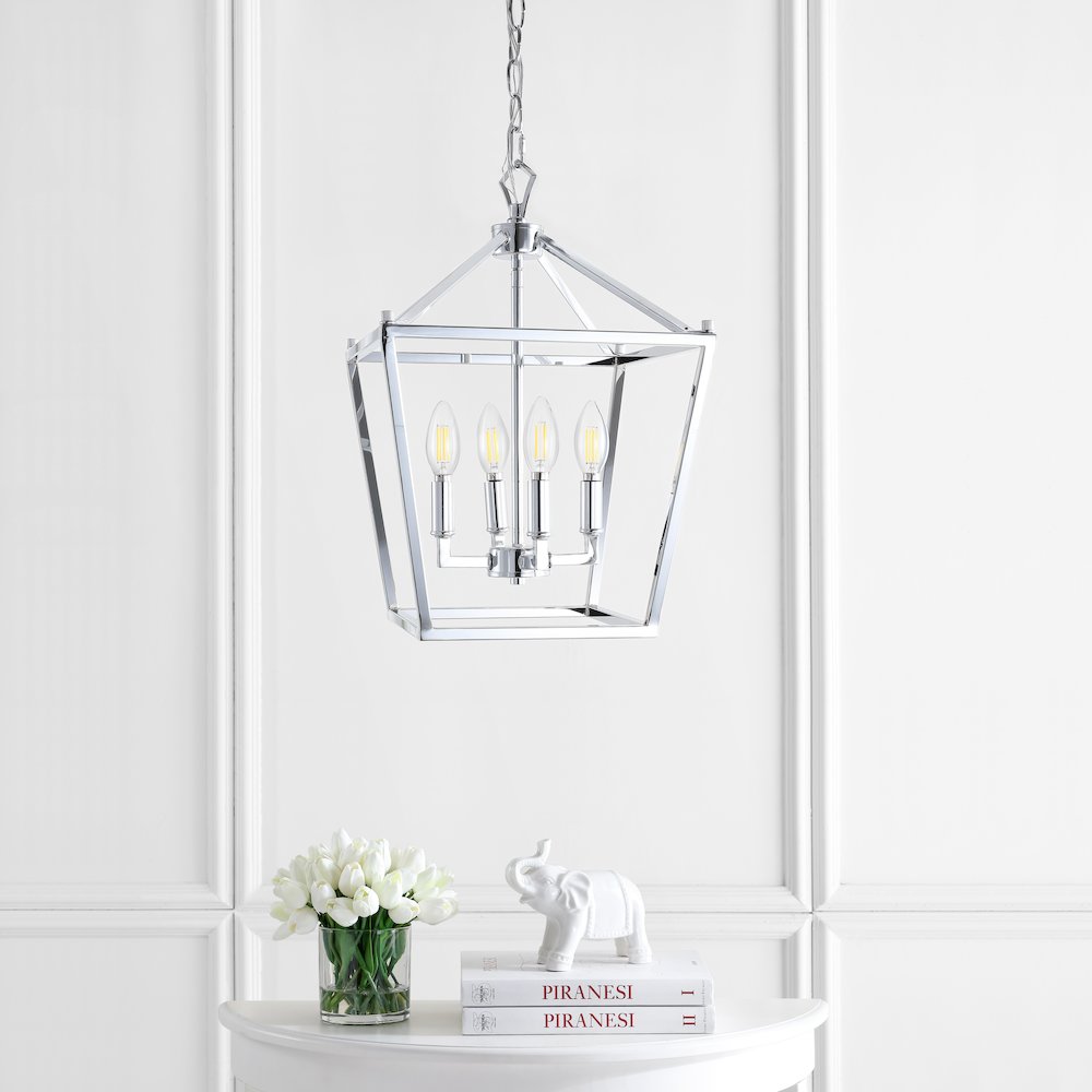 Pagodabulb Lantern Metal Led Pendant. Picture 8
