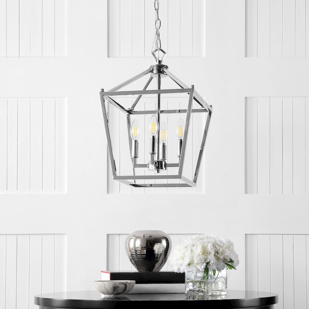 Pagodabulb Lantern Metal Led Pendant. Picture 6