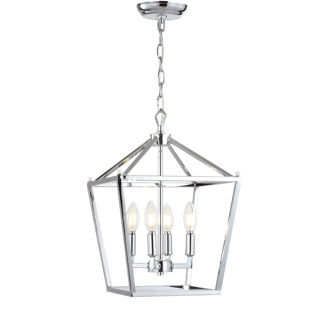 Pagodabulb Lantern Metal Led Pendant. Picture 1