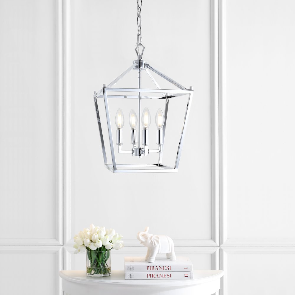 Pagodabulb Lantern Metal Led Pendant. Picture 9