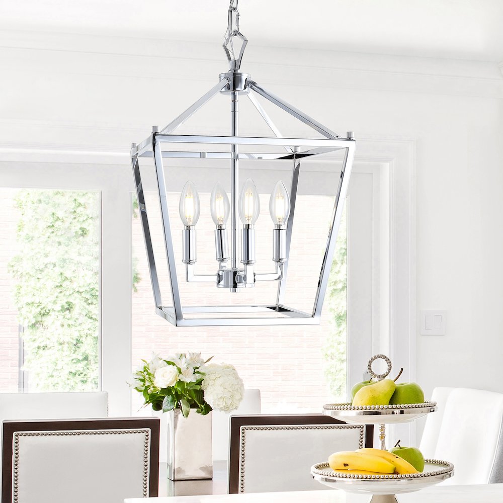 Pagodabulb Lantern Metal Led Pendant. Picture 10