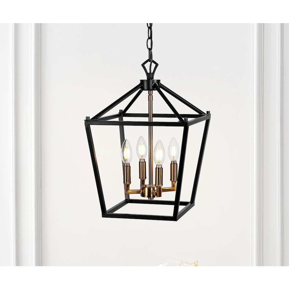 Pagodabulb Lantern Metal Led Pendant. Picture 9