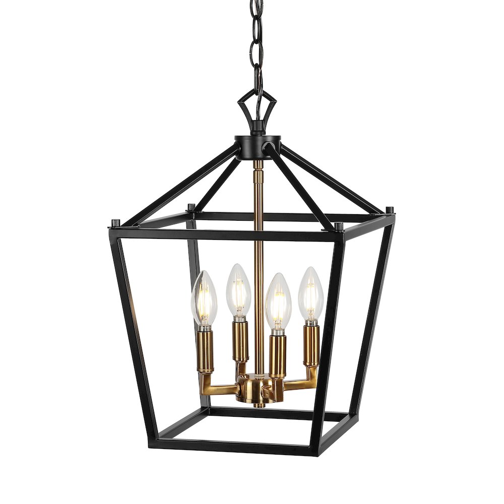Pagodabulb Lantern Metal Led Pendant. Picture 8