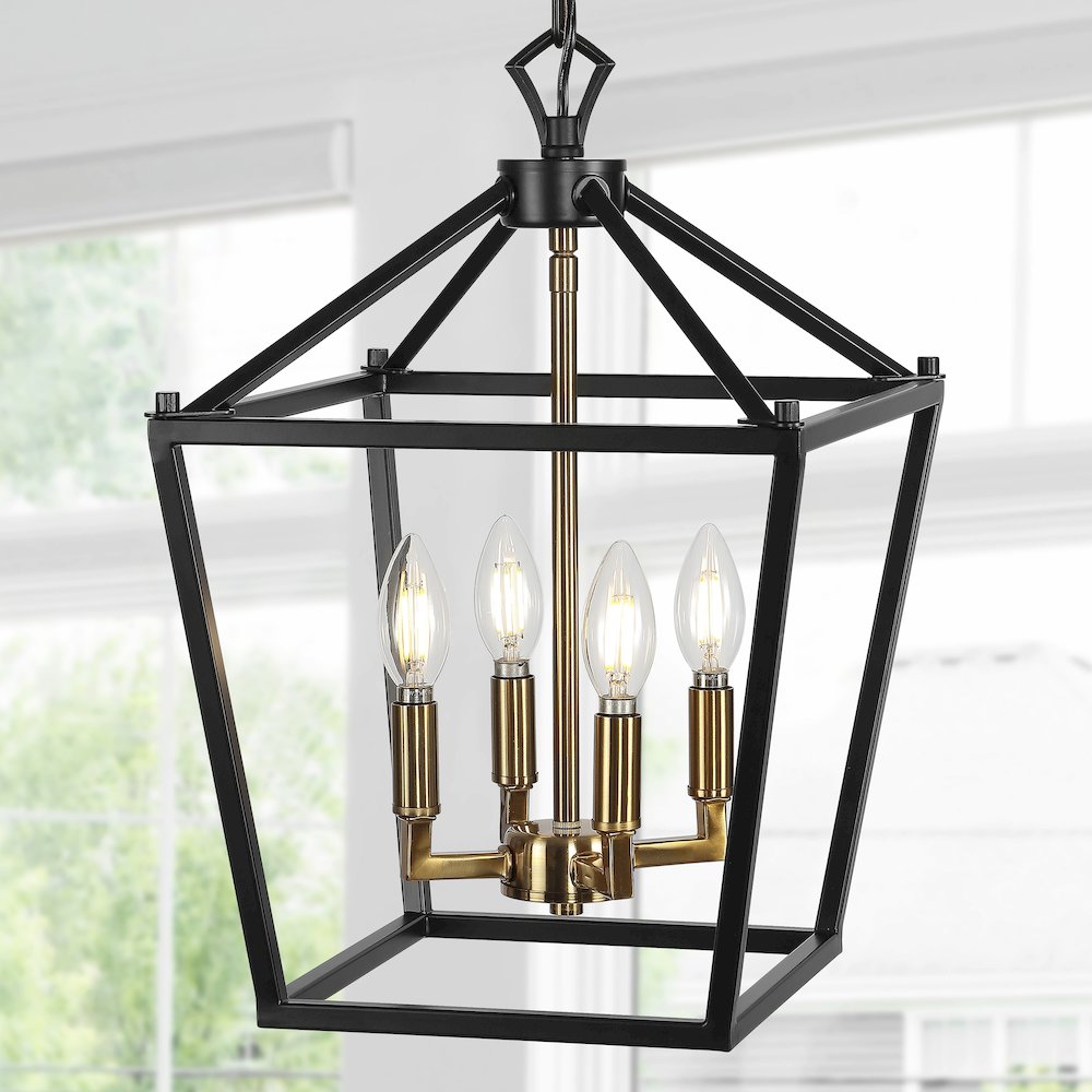 Pagodabulb Lantern Metal Led Pendant. Picture 10
