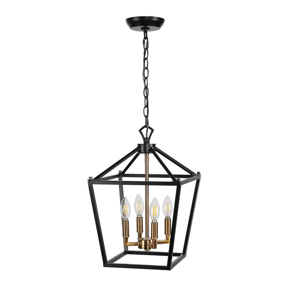 Pagodabulb Lantern Metal Led Pendant. Picture 2