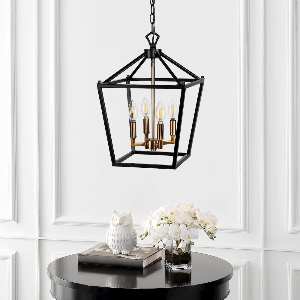 Pagodabulb Lantern Metal Led Pendant. Picture 7