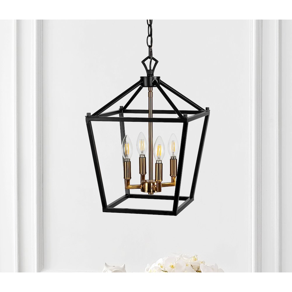 Pagodabulb Lantern Metal Led Pendant. Picture 6