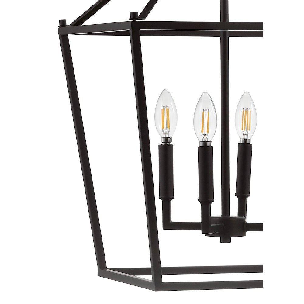Pagodabulb Lantern Metal Led Pendant. Picture 3