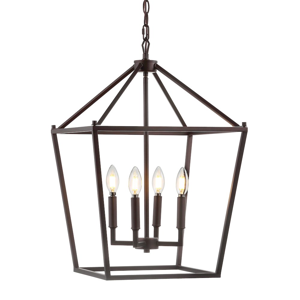 Pagodabulb Lantern Metal Led Pendant. Picture 12