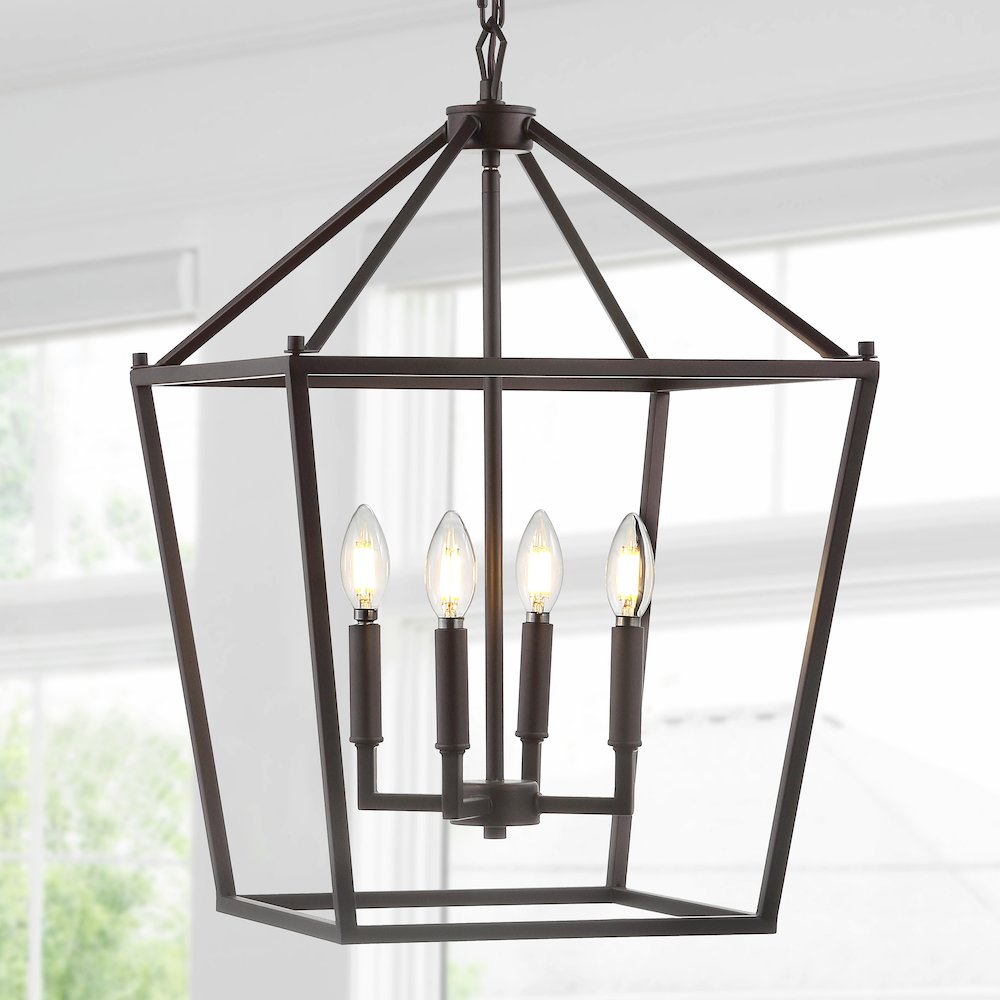 Pagodabulb Lantern Metal Led Pendant. Picture 14
