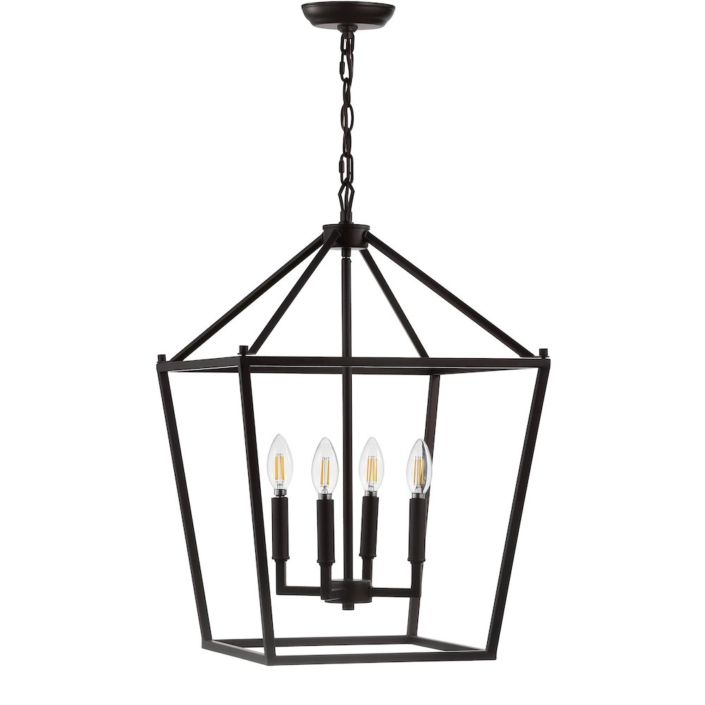Pagodabulb Lantern Metal Led Pendant. Picture 2