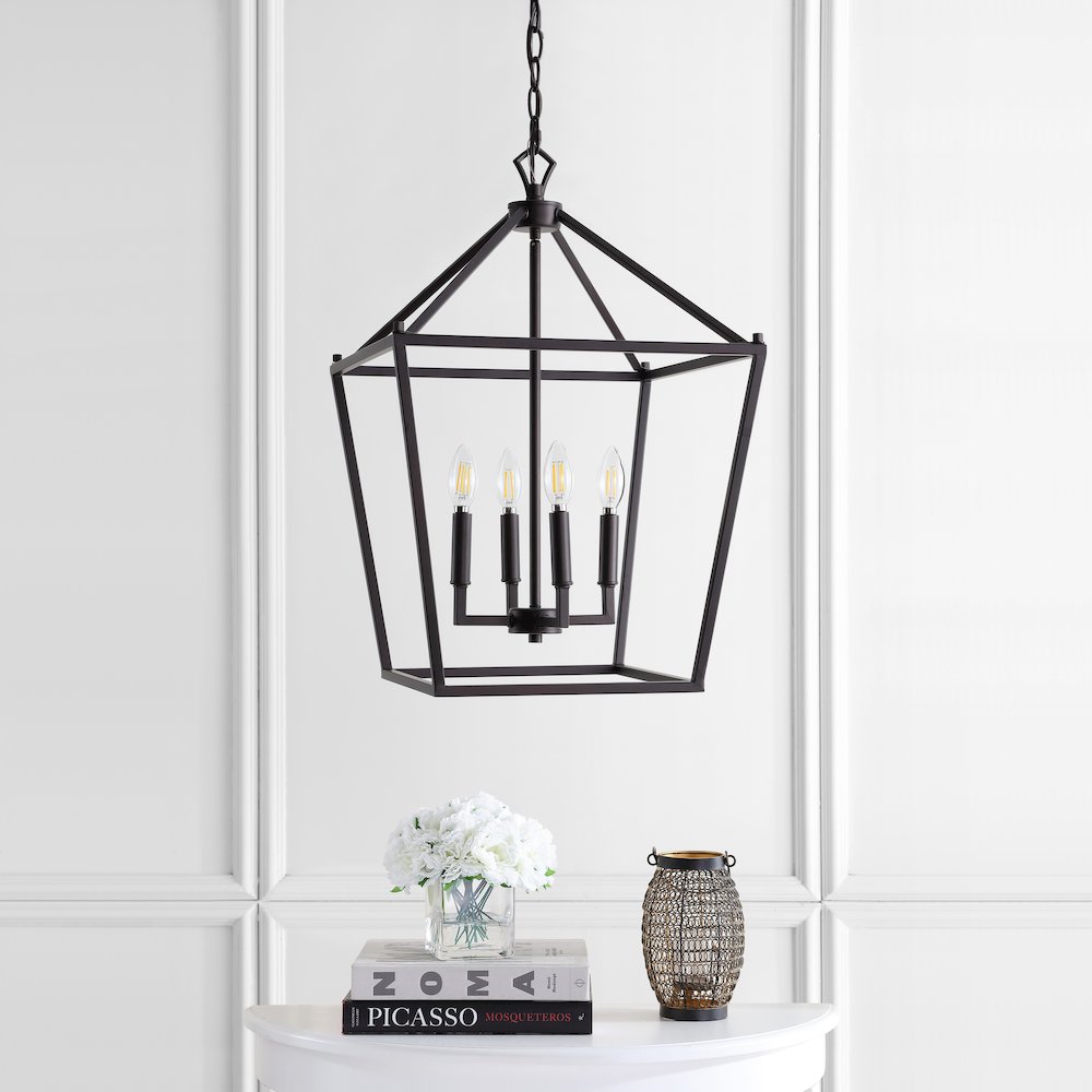 Pagodabulb Lantern Metal Led Pendant. Picture 9