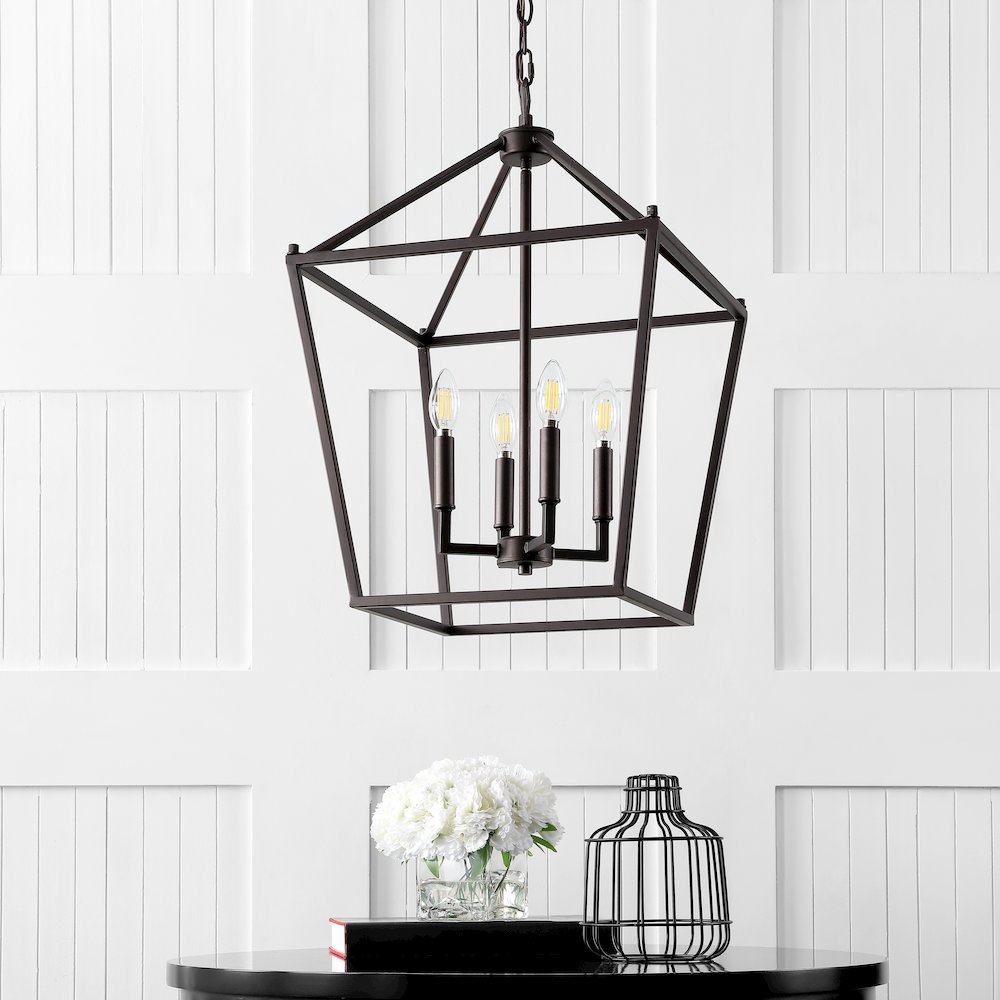 Pagodabulb Lantern Metal Led Pendant. Picture 7