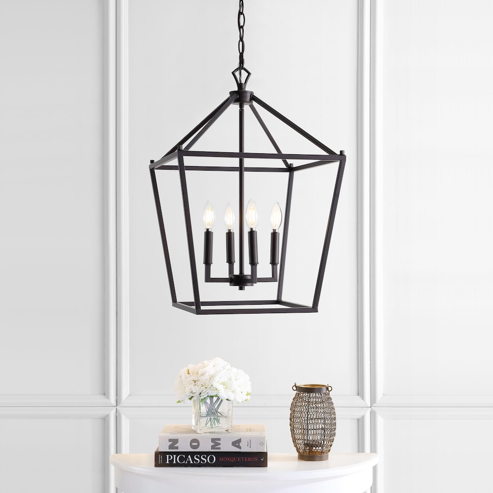Pagodabulb Lantern Metal Led Pendant. Picture 10