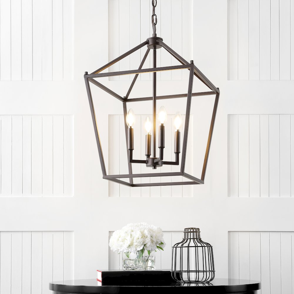 Pagodabulb Lantern Metal Led Pendant. Picture 6