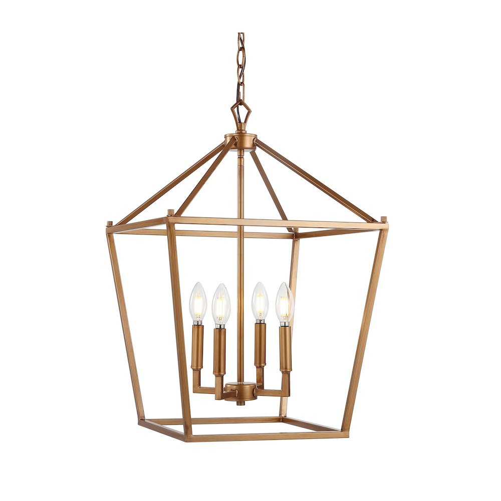 Pagodabulb Lantern Metal Led Pendant. Picture 12
