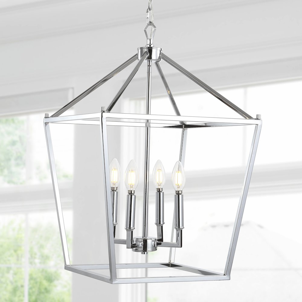 Pagodabulb Lantern Metal Led Pendant. Picture 11