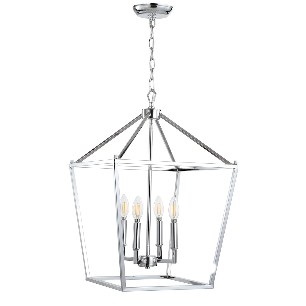 Pagodabulb Lantern Metal Led Pendant. Picture 2