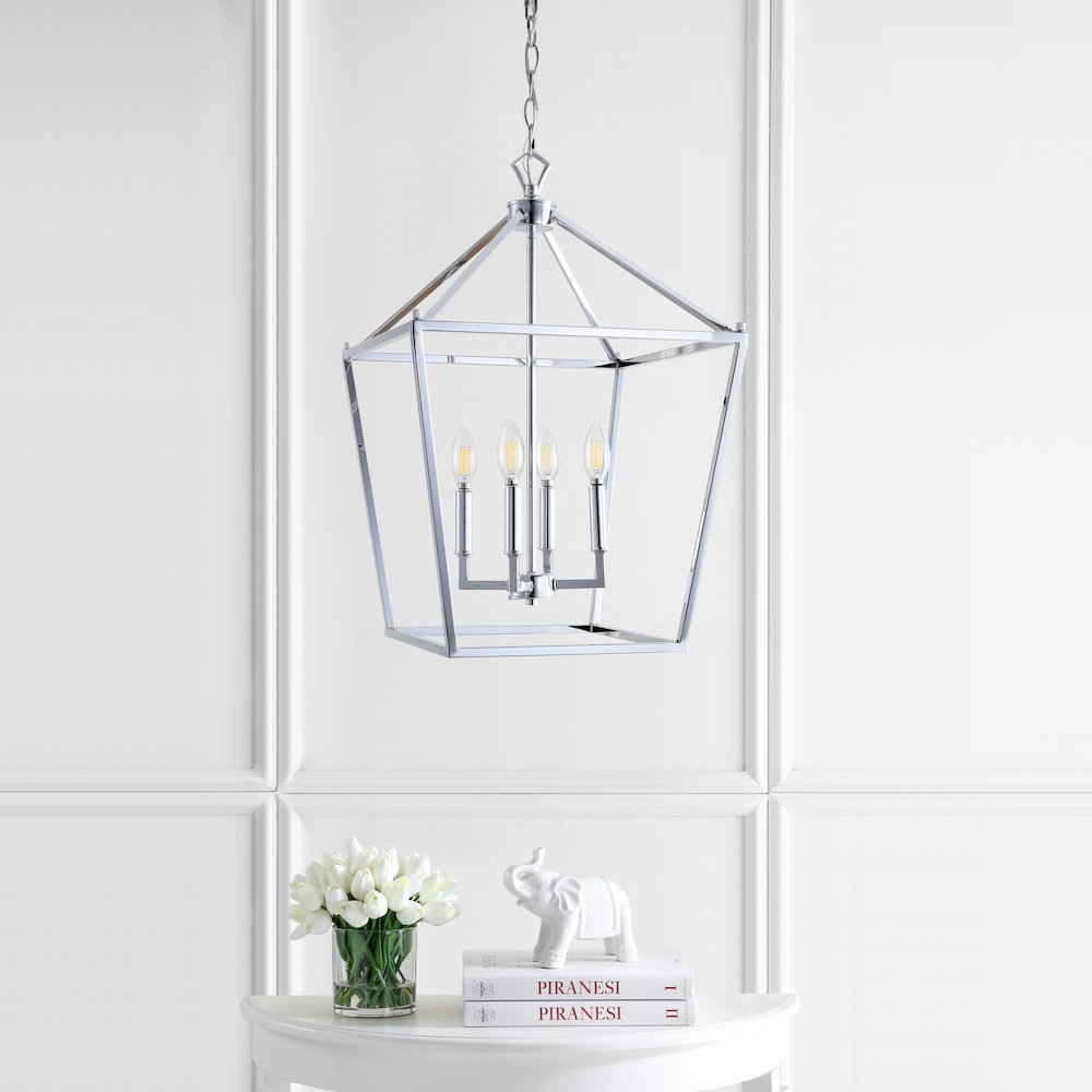 Pagodabulb Lantern Metal Led Pendant. Picture 6