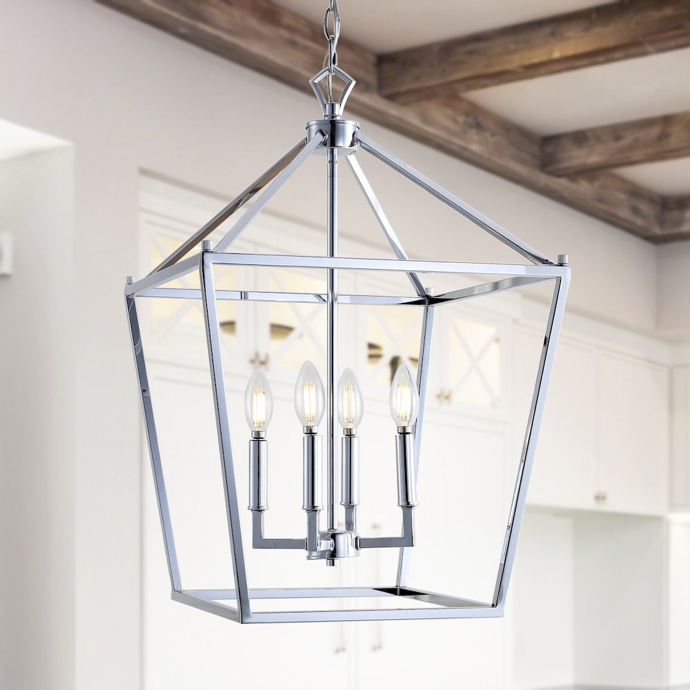 Pagodabulb Lantern Metal Led Pendant. Picture 5