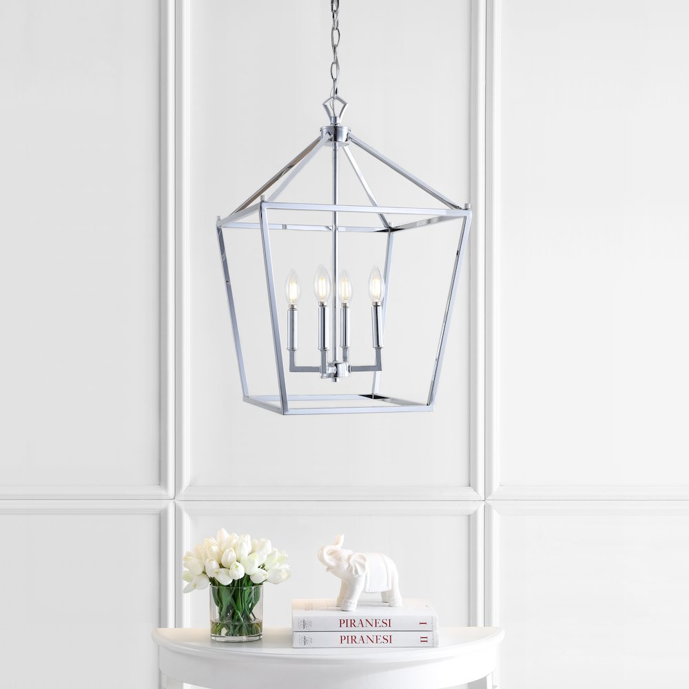 Pagodabulb Lantern Metal Led Pendant. Picture 7