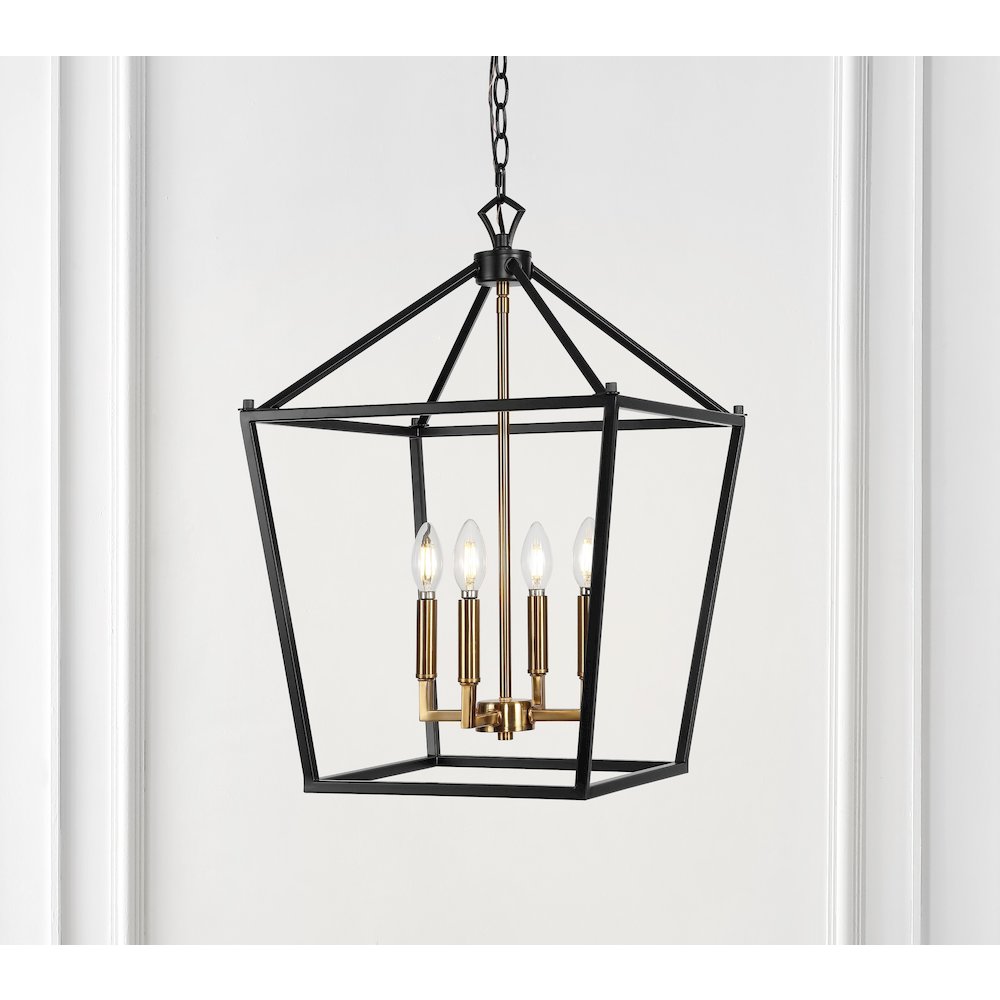 Pagodabulb Lantern Metal Led Pendant. Picture 9